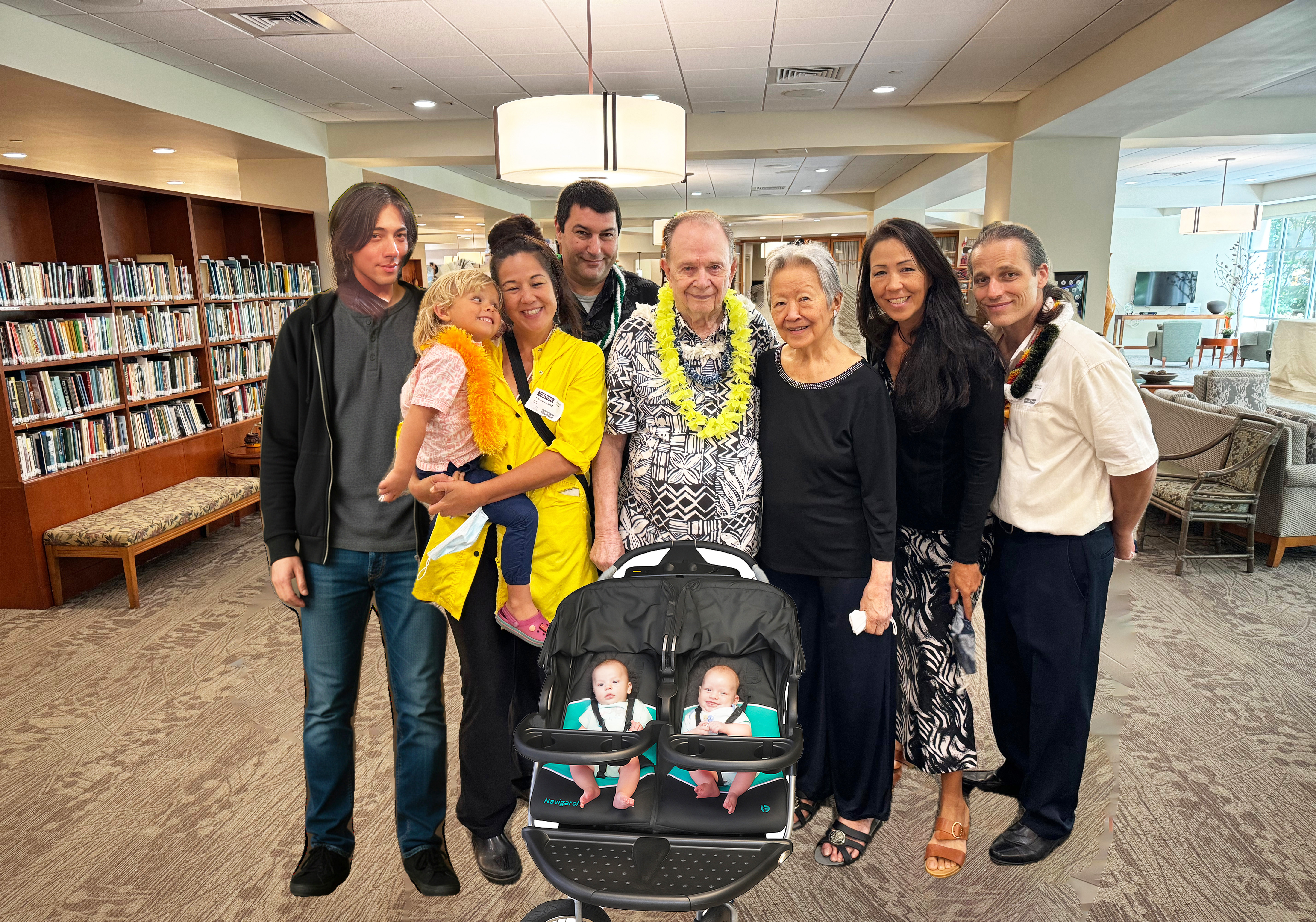 Family photo at Arcadia